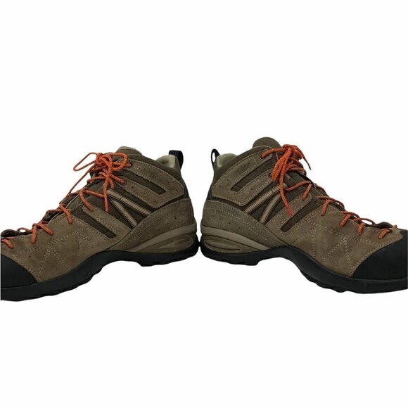 Asolo Mens Hiking Shoes Brown Orange Leather Mid Top Lace Up Waterproof 8.5 M main image 8